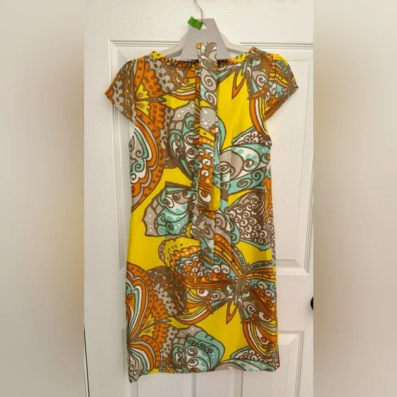 Adorable Kate Spade Brightly Patterned Shift Dress - Picture 3 of 4